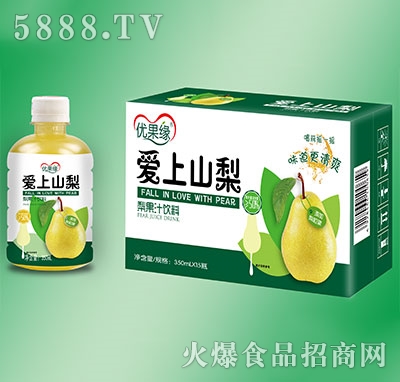 優(yōu)果緣愛上山梨梨果汁350mlx15