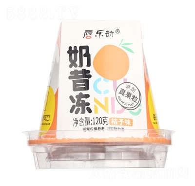 唇樂動奶昔凍桔子味120g