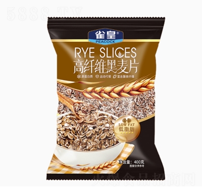 雀皇高纖維黑麥片400g沖飲品早餐方便食品招商代理