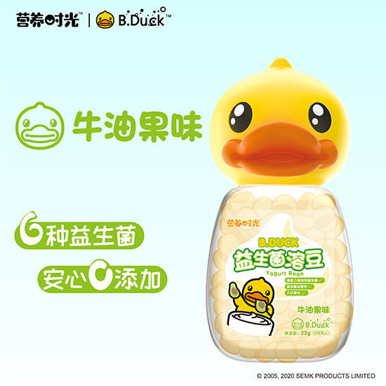 營養(yǎng)時光小黃鴨益生菌溶豆牛油果味1 營養(yǎng)時光小黃鴨益生菌溶豆牛油果味1