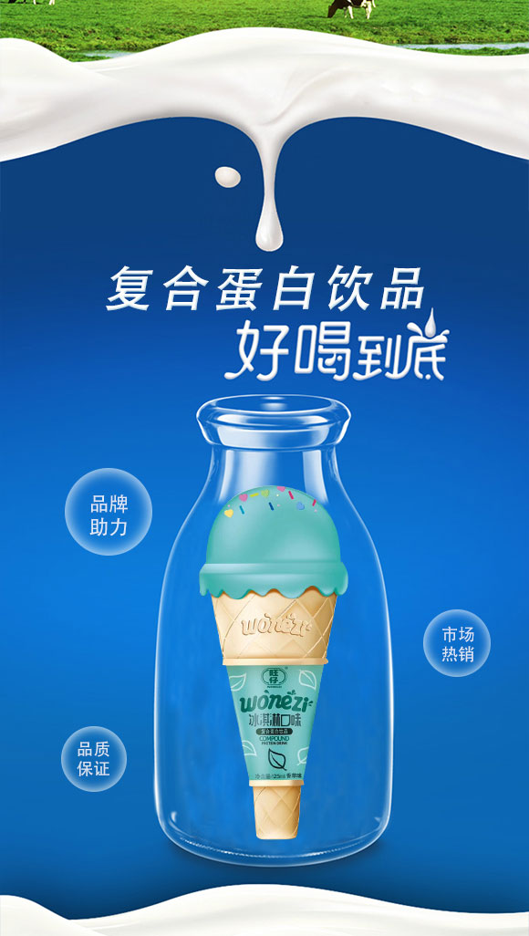 旺仔冰淇淋口味復合蛋白飲品香草味 旺仔冰淇淋口味復合蛋白飲品香草味